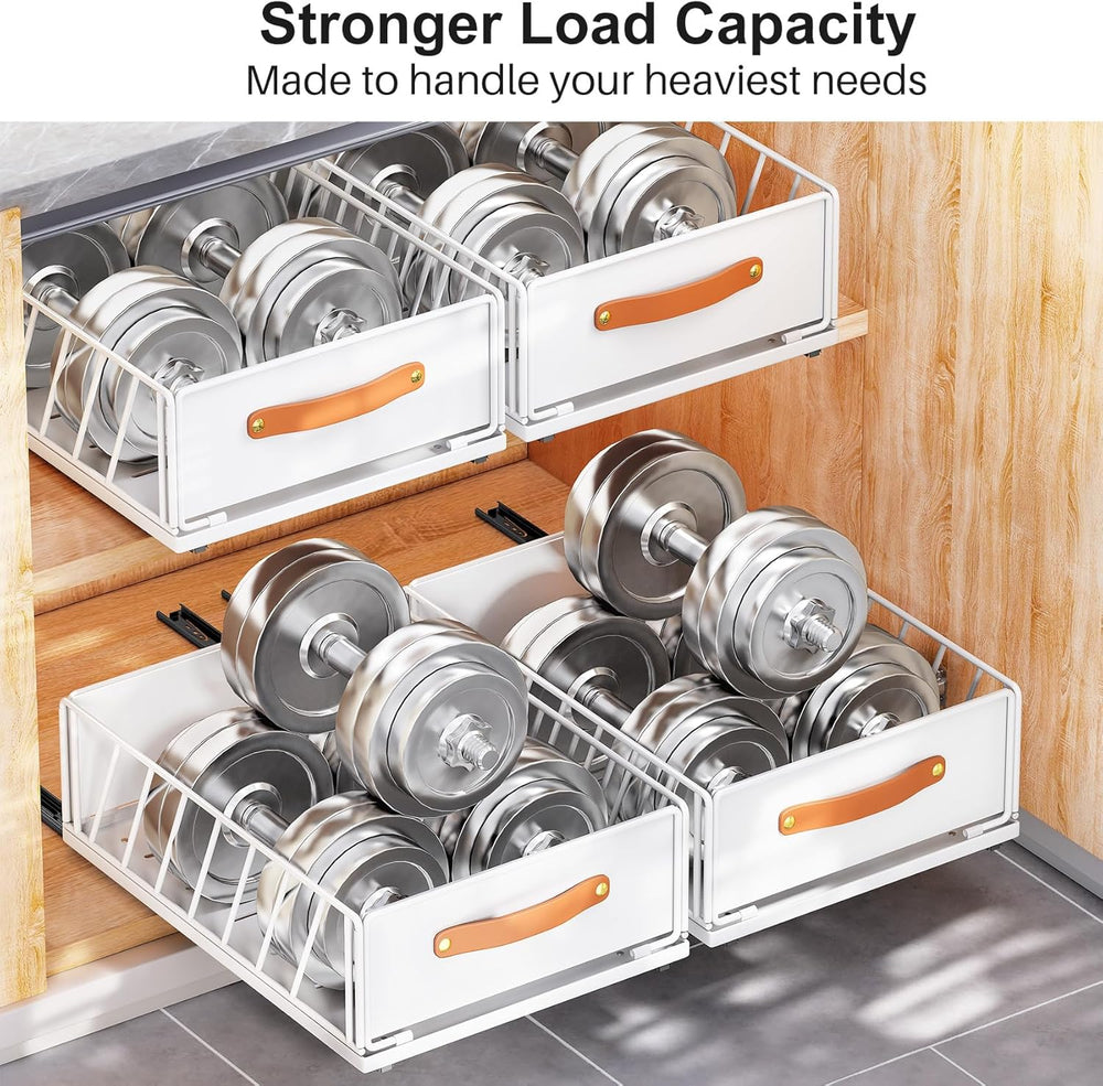 Pull out Cabinet Organizer,Heavy Duty Slide out Pantry Shelves Drawer Storage...