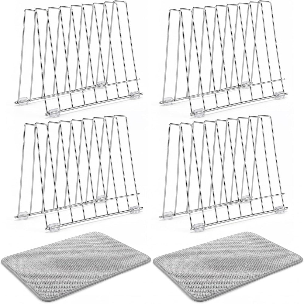 Hushee 6 Pcs Kitchen Organizer Accessories Set Include 4 Reusable Bag Drying ...
