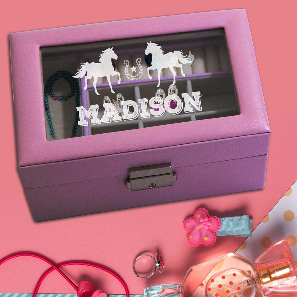 My Personal Memories Personalized Jewelry Box for Girls - Custom Engraved wit...