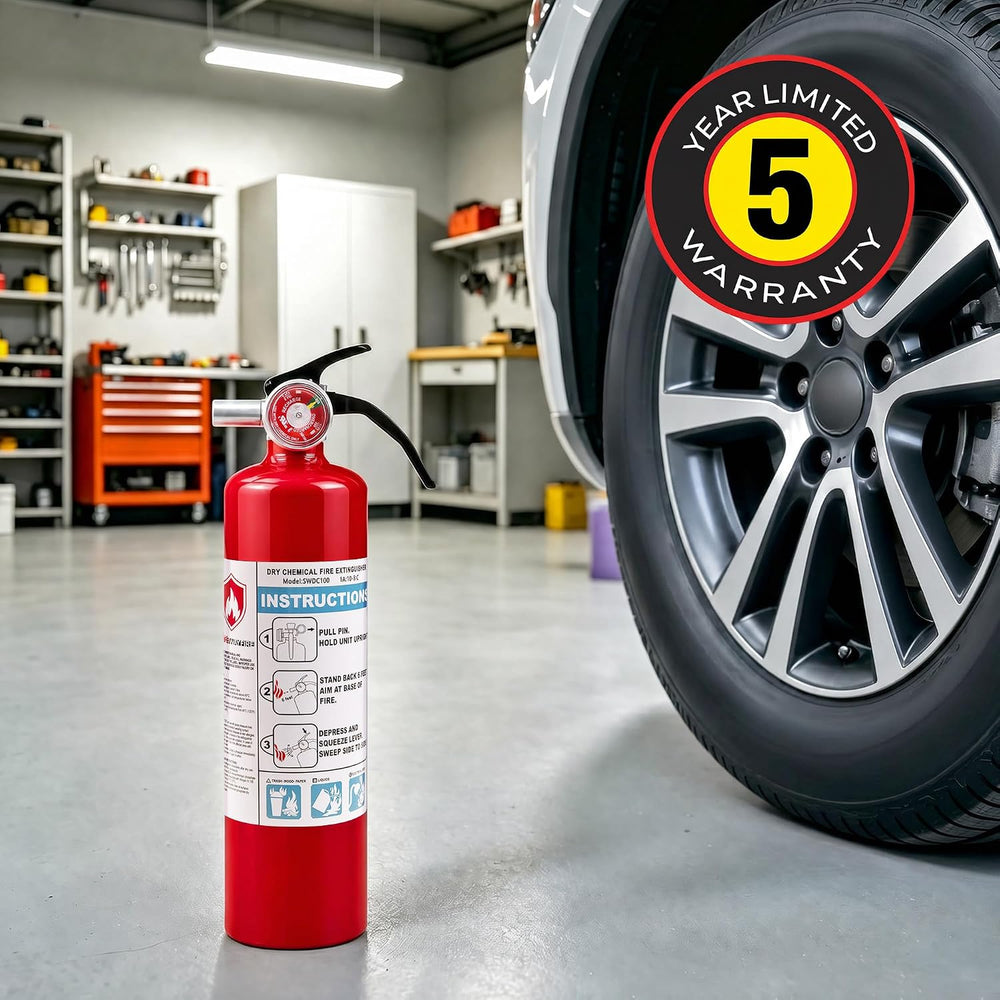 Safewayfire Fire Extinguisher, 2.5 lb, Heavy Duty for Home & Commercial Use