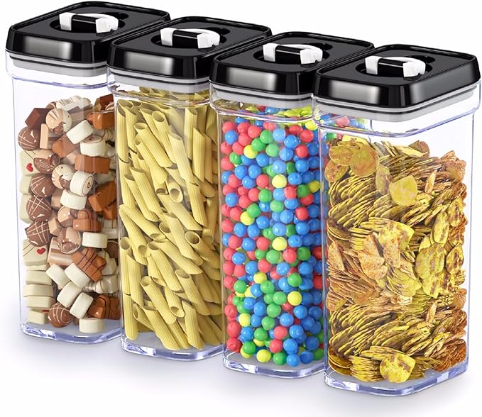 DWËLLZA KITCHEN Airtight Food Storage Containers (4 Piece)