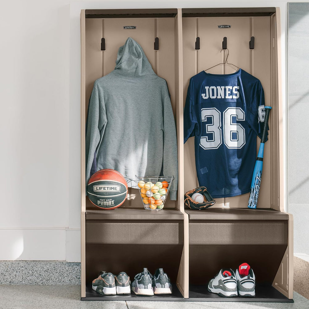 LIFETIME Home & Garage Storage Locker, Multi Purpose Organizer