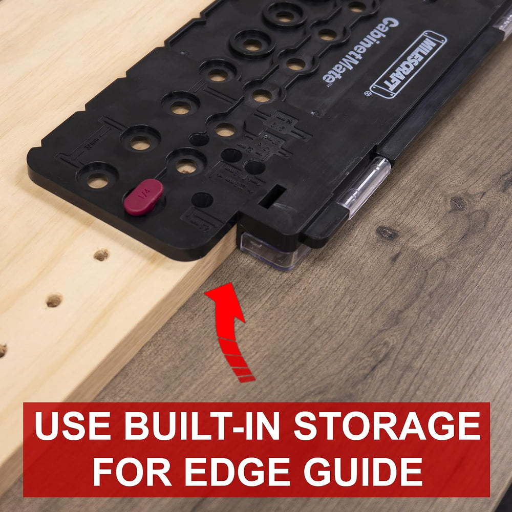 Milescraft 1316 CabinetMate - Shelf Pin Drilling Jig, Create Holes for Wobble...