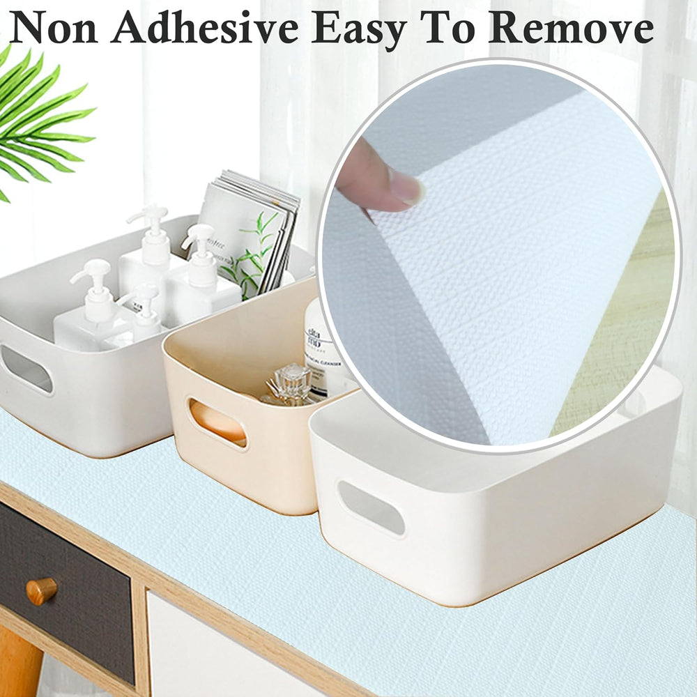 Shelf Liners for Kitchen Cabinets 20 Inch Wide X 20 Ft Non Adhesive Cabinet D...