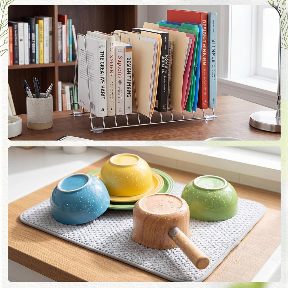 Hushee 6 Pcs Kitchen Organizer Accessories Set Include 4 Reusable Bag Drying ...
