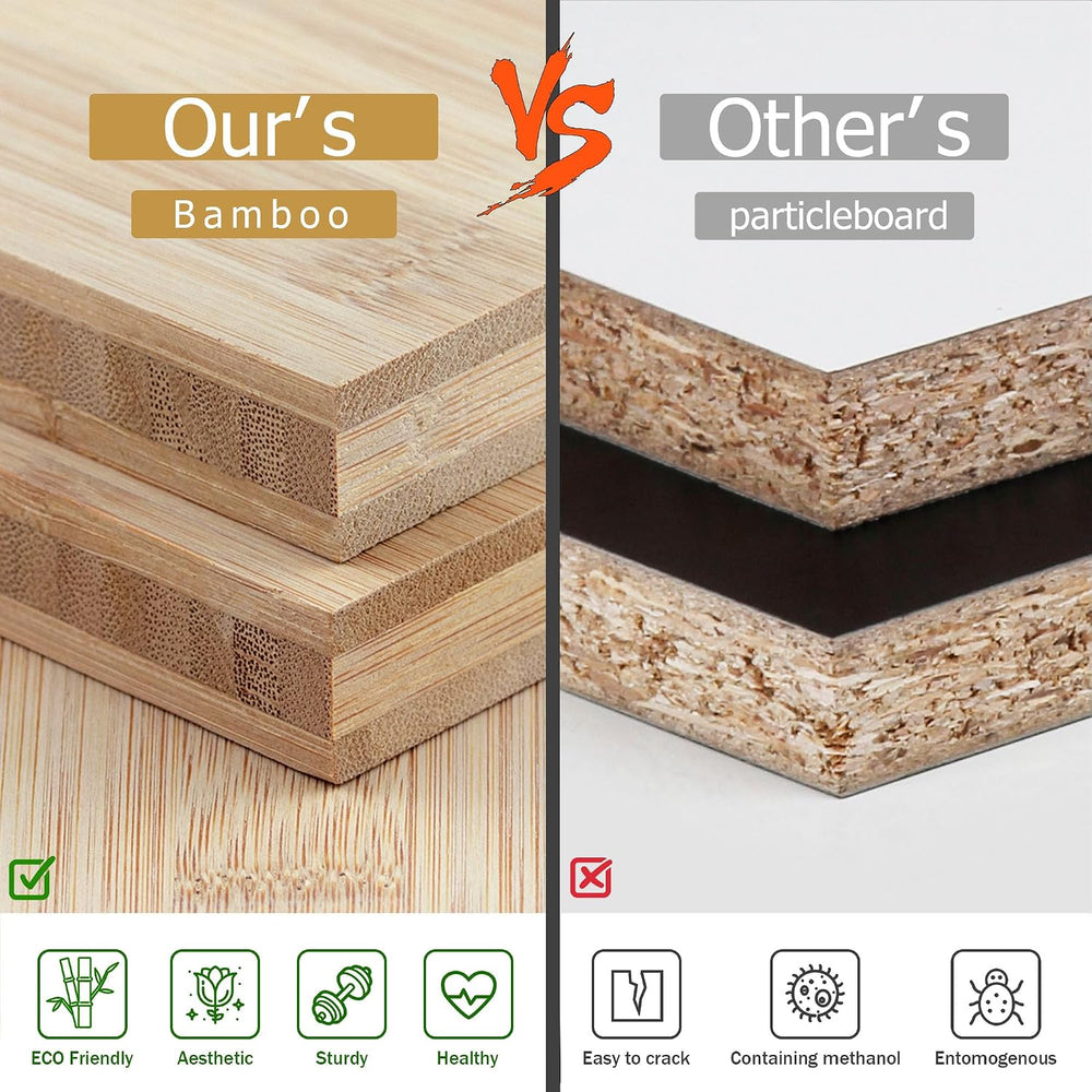 Bamboo Wall Blanket Ladder, 4-Tier Towel Racks, Bamboo Bath Towel Racks for B...