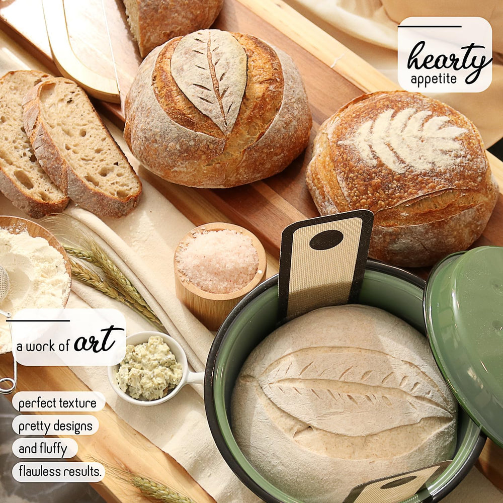 CraftZee All-Inclusive 𝗣𝗥𝗘𝗠𝗜𝗨𝗠 Sourdough Starter Kit with Pot, 34 Oz Starter ...