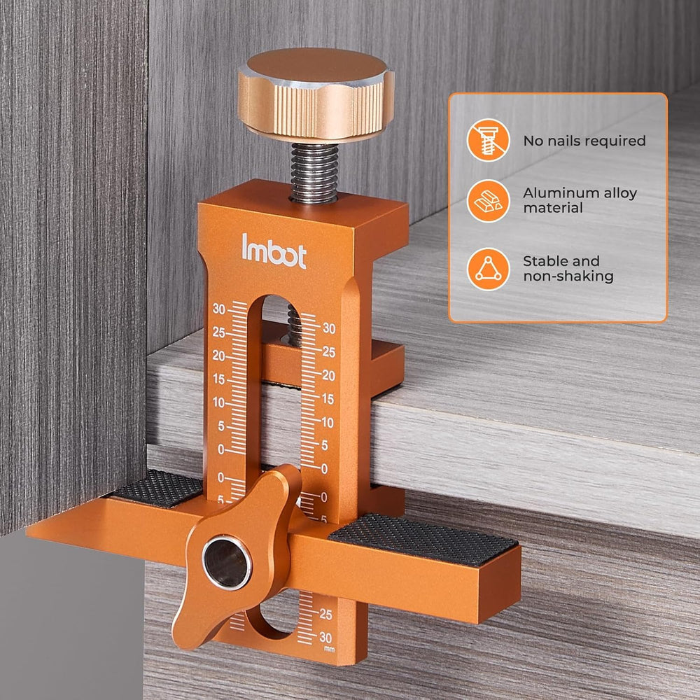 Imbot Cabinet Door Mounting Jig, Cabinet Door Installation Positioner