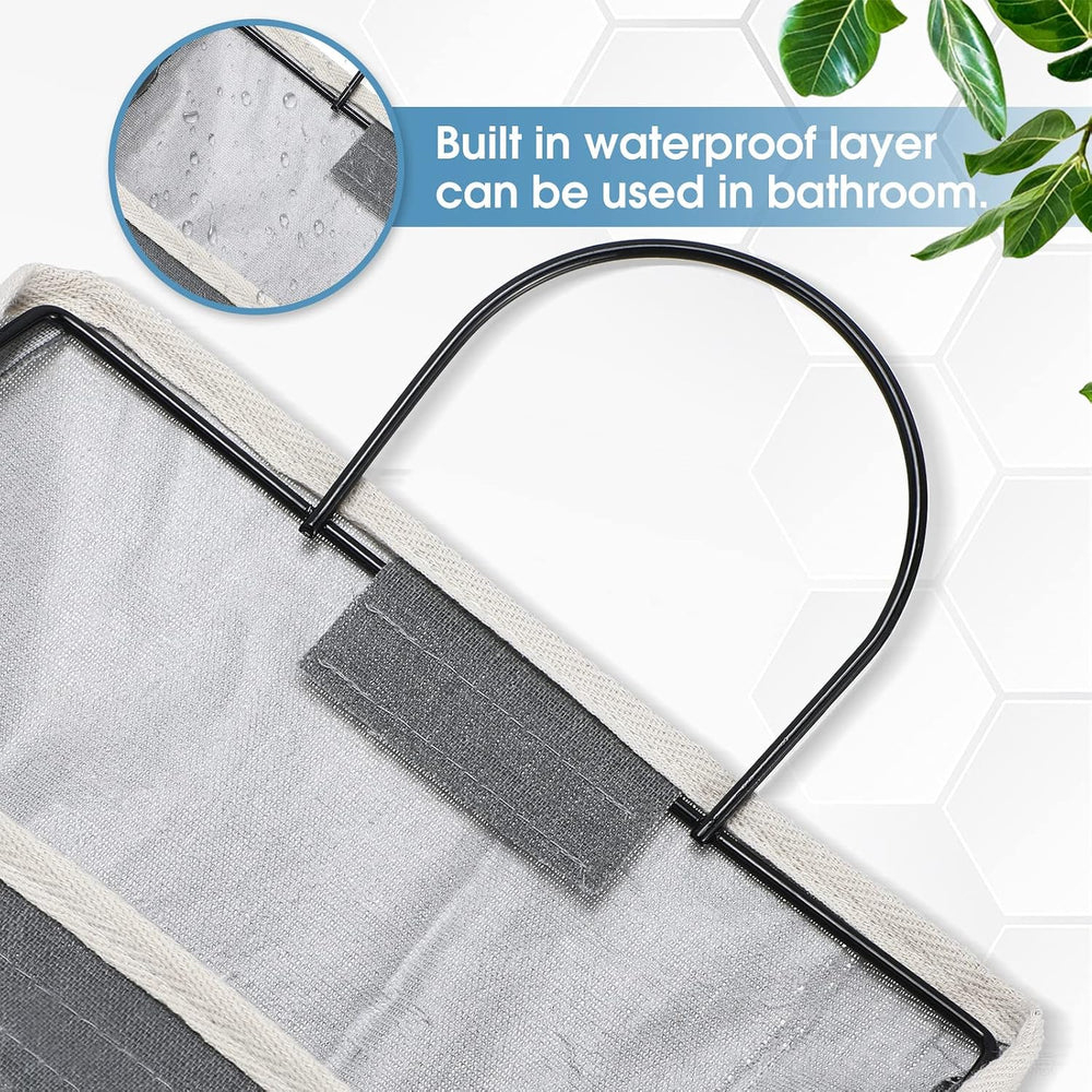 Woanger 12 Pcs Wall Hanging Storage Bag Wall Hanging Organizer Bag Over The D...