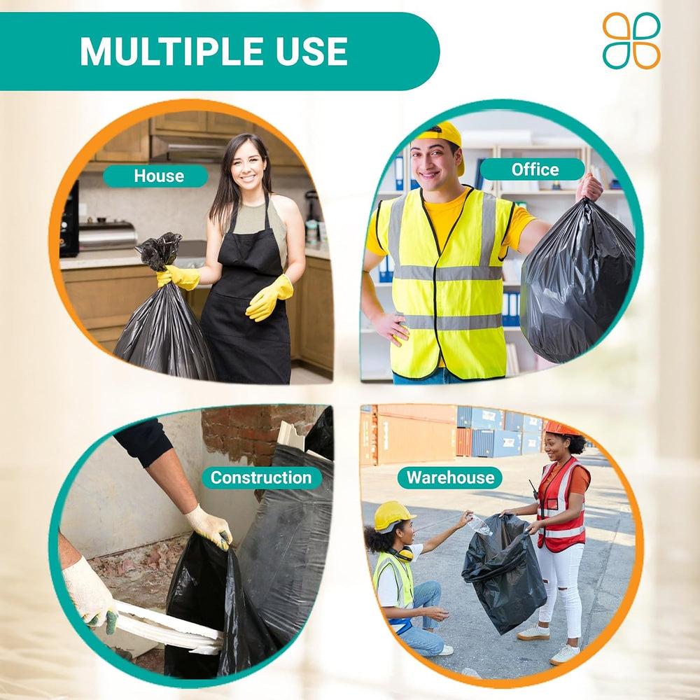 PlasticMill Trash Can Liner Holder - Keeps Bags From Slipping - Fits Most Sta...