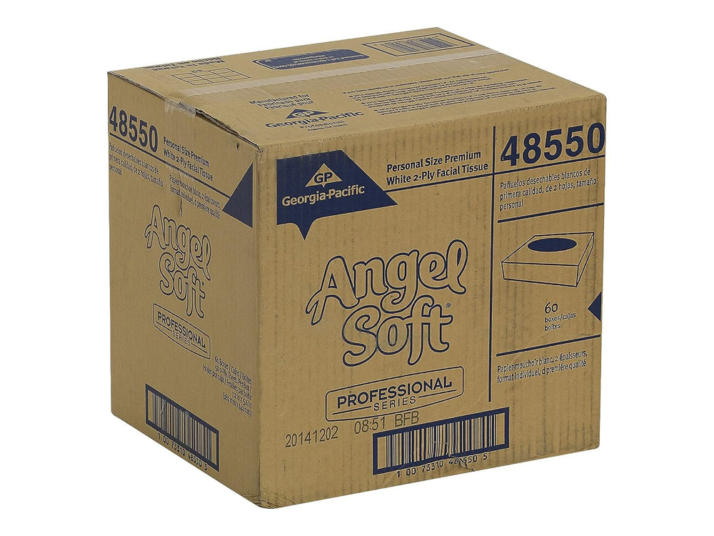 Georgia Pacific Professional 48550 Facial Tissue, White, 50 Sheets Per Box (C...