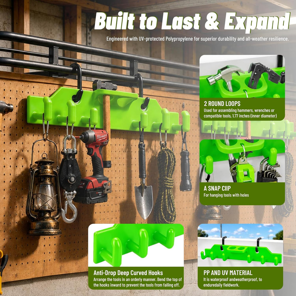 2 Pack Lineman Tool Board, Bucket Truck Hook Organizer for Lineman, Heavy Dut...