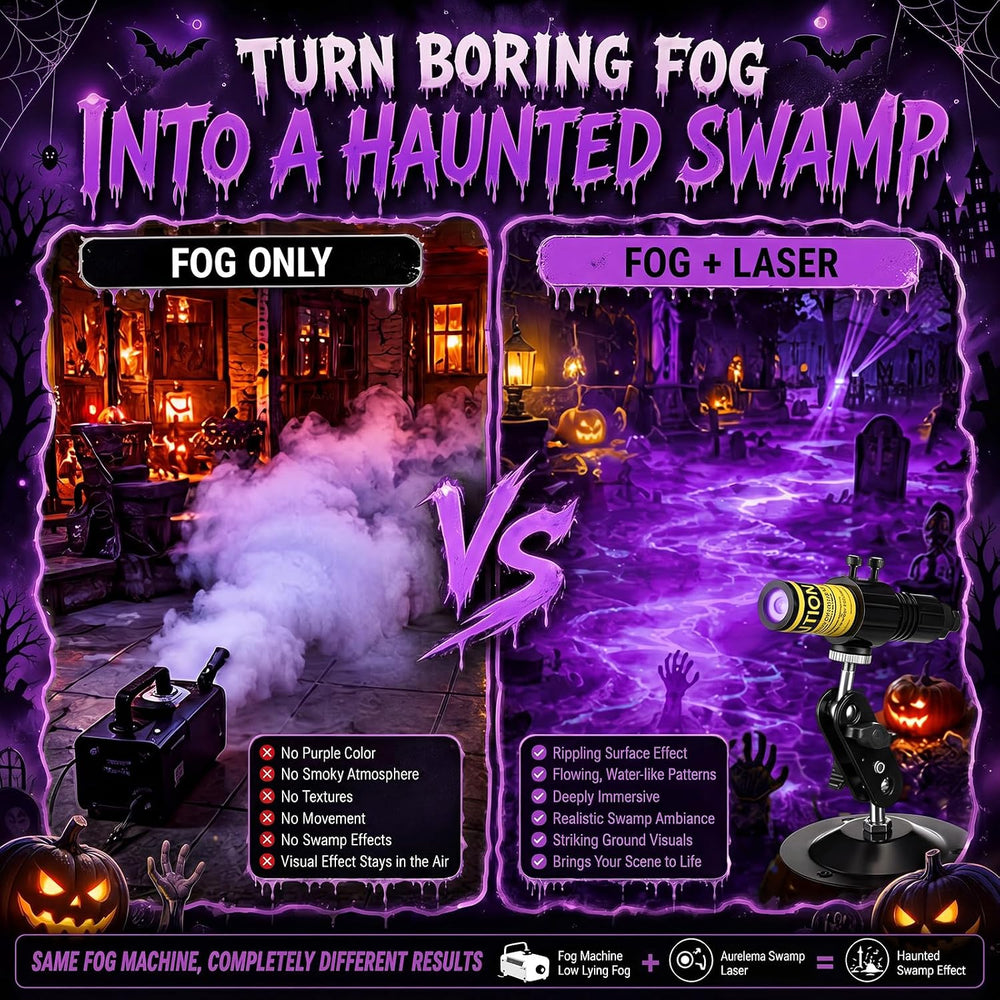 1 Pack Purple Laser Halloween Module Generator with Timer