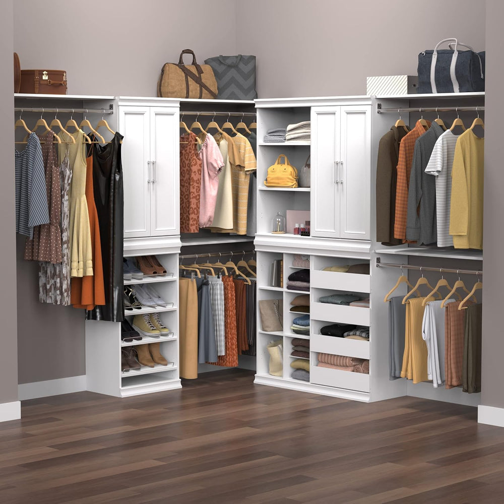 ClosetMaid Modular Storage Unit with 4 Drawers, Wood Closet Organizer, Stacki...