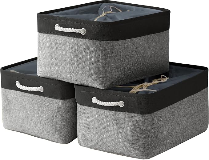 TheWarmHome Organization and Storage Basket (3 Pack)