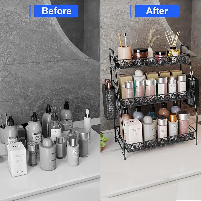 3-Tier Large Size Storage Rack, Counter Organiztion