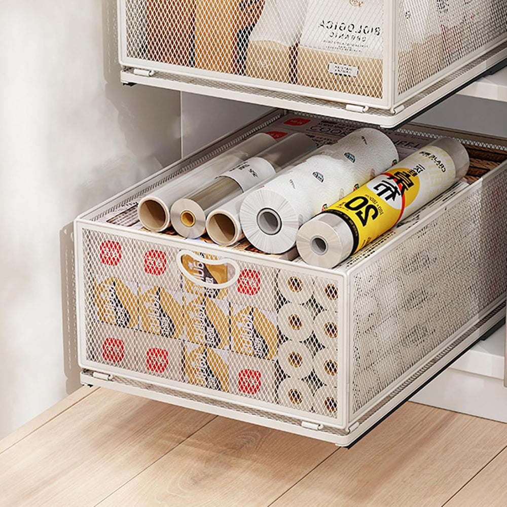 1 Pack Pull out Cabinet Organizer with Sliding Drawer,9.6"W x15.7"D...