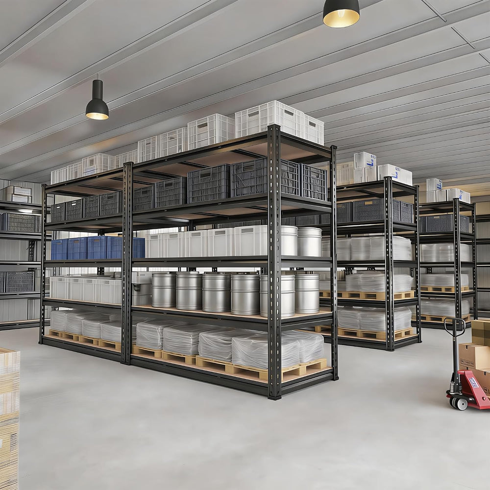 Garage Storage Shelves 46" W x 20" D x 72" H, 3000 LBS Heavy D...