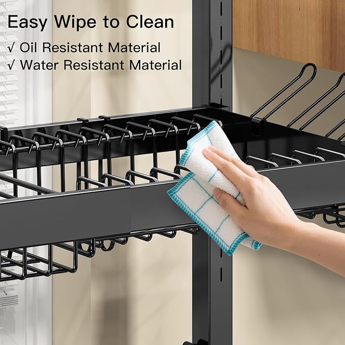 3 Tier Extra Large Stainless Steel Expandable Over The Sink Dish Drainer Drying