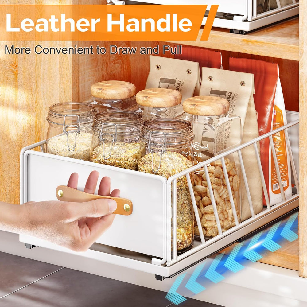 Pull out Cabinet Organizer,Heavy Duty Slide out Pantry Shelves Drawer Storage...