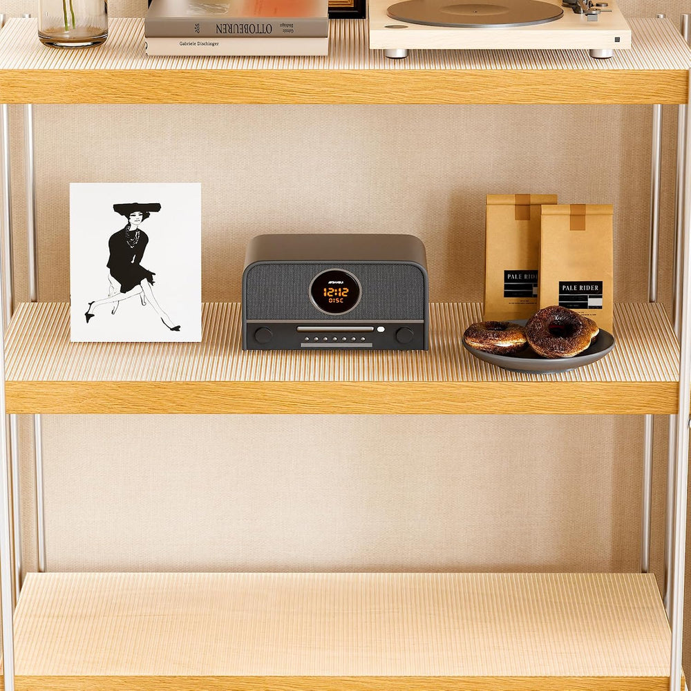 Shelf Liner Non Adhesive Clear EVA,12" x 360" Non Slip Reeded Wire ...