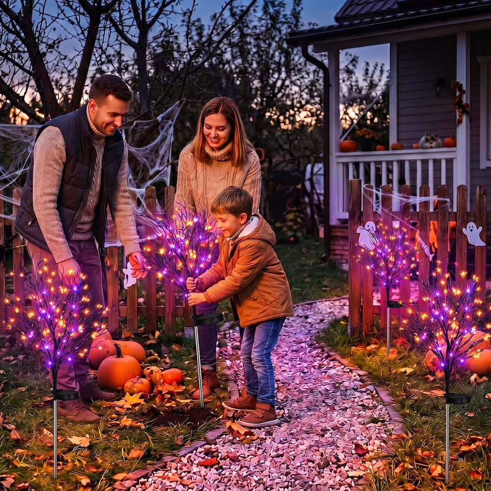 4Pack Halloween Decoration Solar Outdoor Light 31.5'' Waterproof