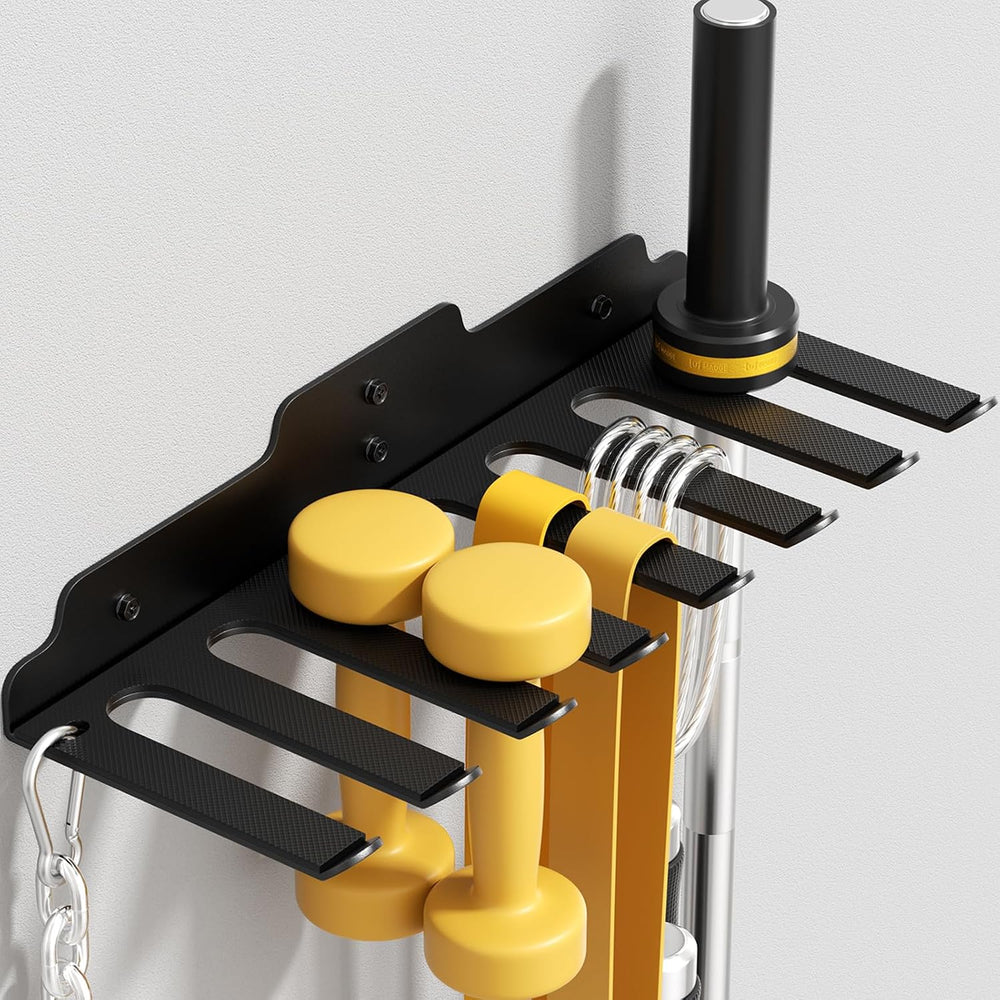 Olympic Barbell Hanger,Garage Gym Bar Wall Rack,Vertical Barbell Mount Rack,B...