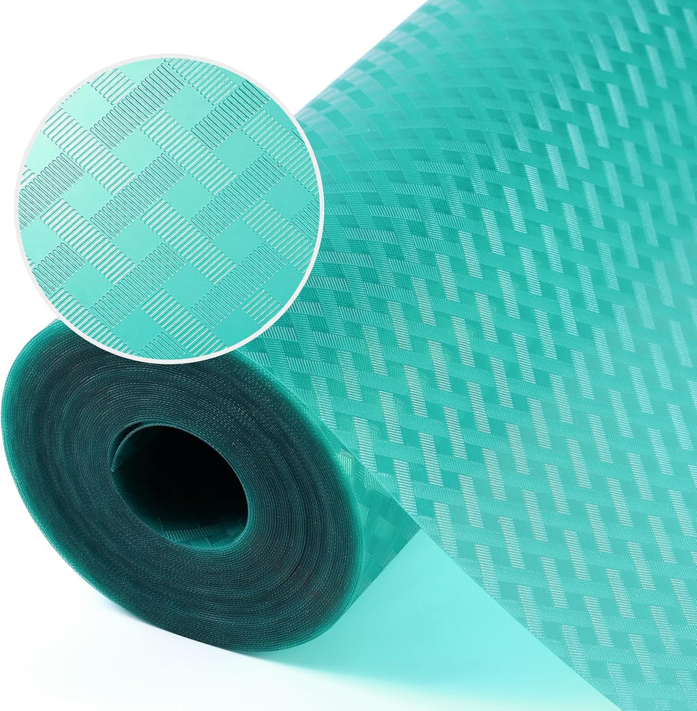 Blue Shelf Liners for Kitchen Cabinets Refrigerator Liners Waterproof &