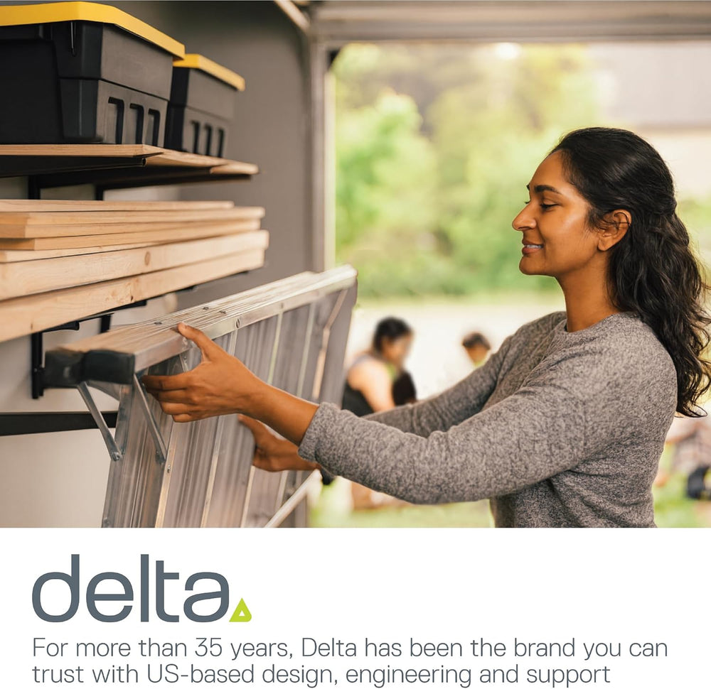 Delta Heavy Duty Lumber Storage Rack Cycle, Holds Up to 800 lbs - Easy to Ins...