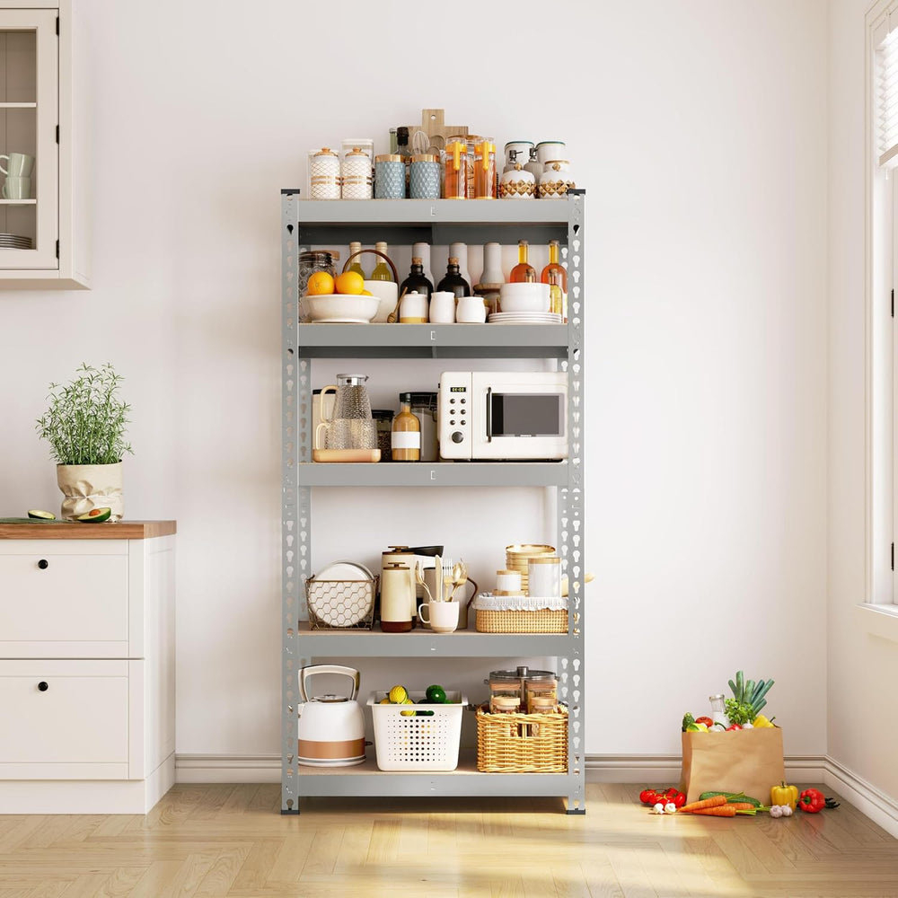Yaheetech 5-Tier Heavy Duty Storage Shelves 28"W x 12"D x 60"H...