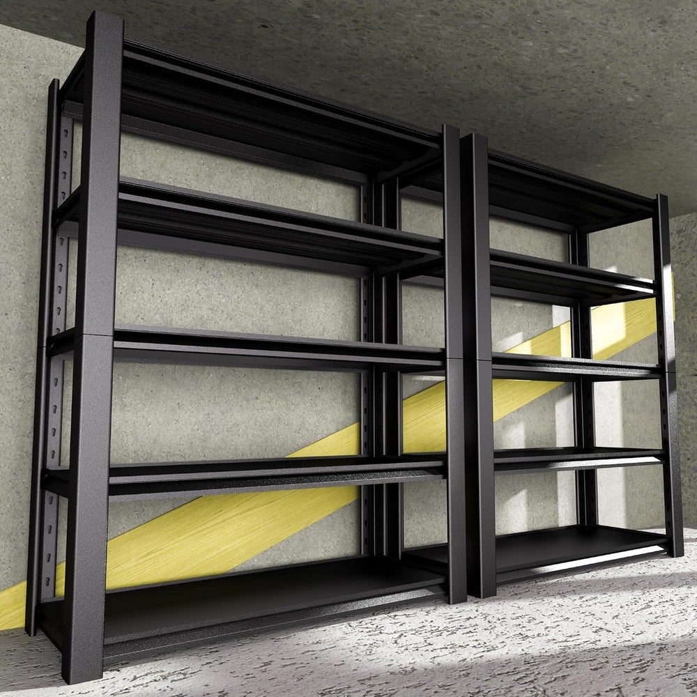 3000 LBS Capacity Metal Storage Rack 72" H x 48" W x 20" D, 5-...