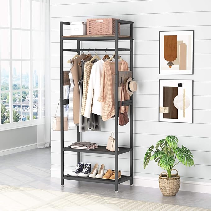 Tribesigns Small Heavy Duty Clothes Rack