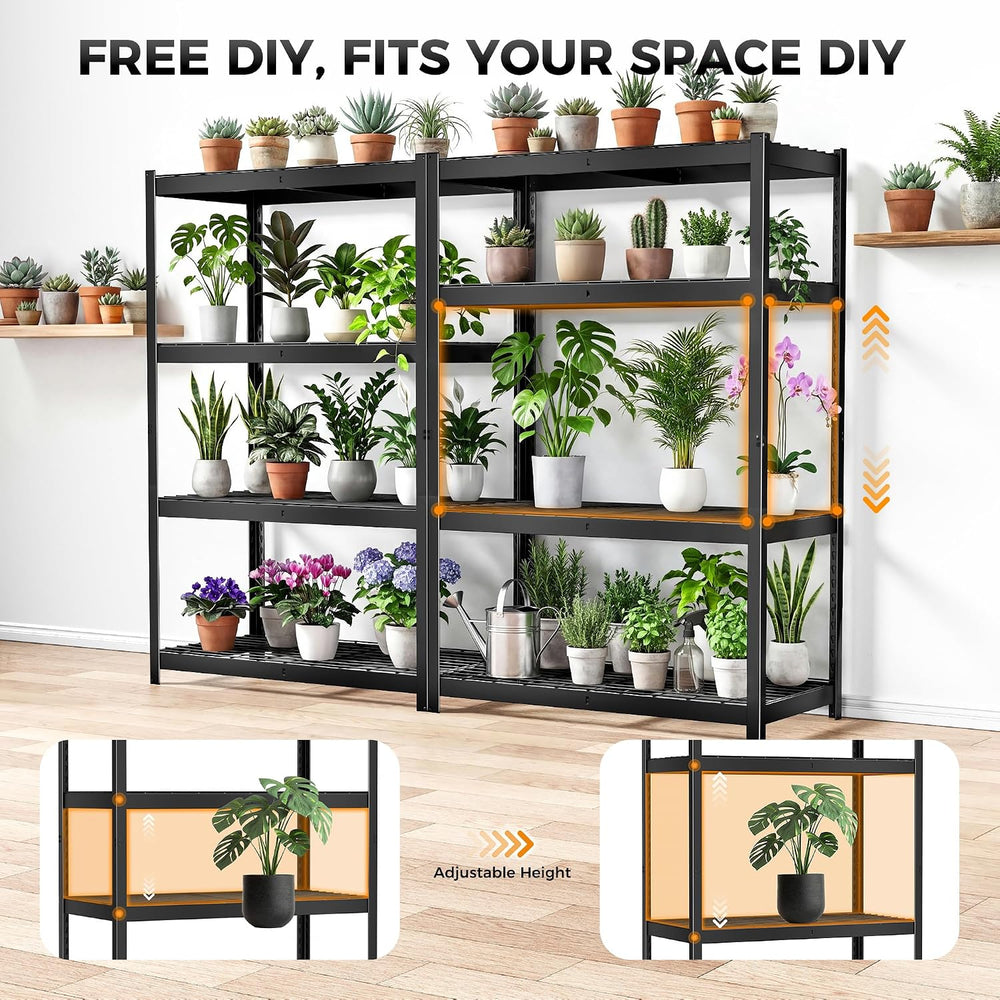 CAMMOO 3200LBS Storage Shelves, 4 Tier Wire Shelf 40" W x 20" D x 6...