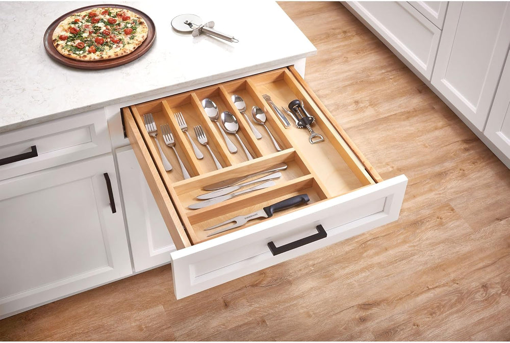 Rev-A-Shelf Replacement Cutlery Drawer System, Min Opening of 21"W