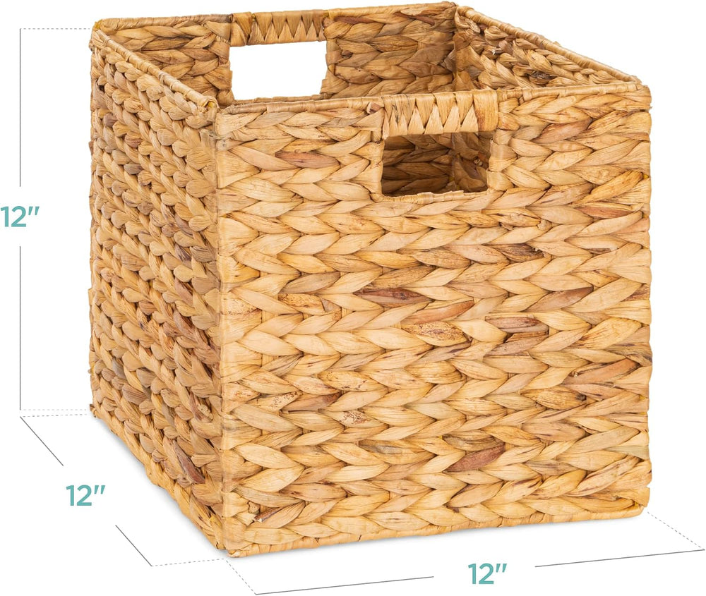 Best Choice Products 12x12in Hyacinth Baskets, Rustic Set Of 5 Multipurpose C...