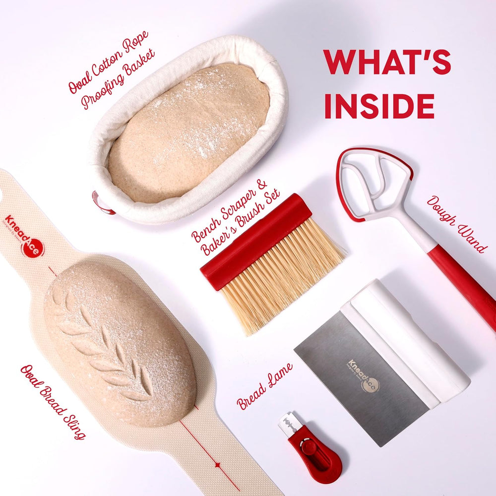 KneadAce Essential Sourdough Starter Kit - Artisan Bread Baking Tools