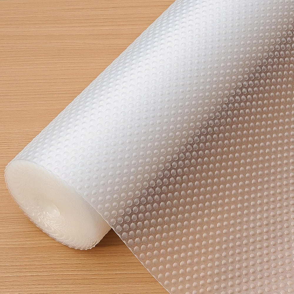 Hersvin Shelf Liners, 22in x 20ft Kitchen Drawer Mats, Non-Adhesive EVA Cupbo...