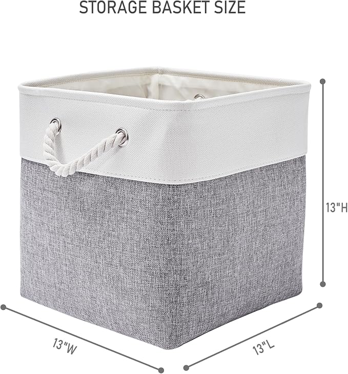 13 x 13 Inch Storage Cubes, 6 Pack Cube Storage Bins