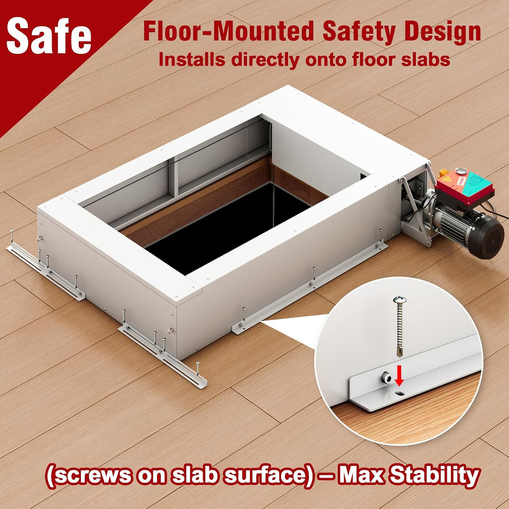 Electric Attic Lift for Garage Storage