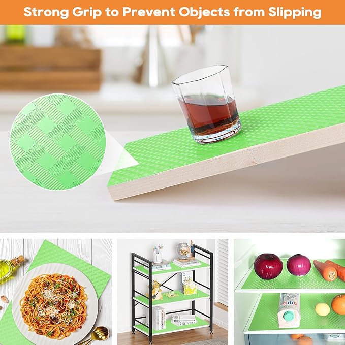 Green Fridge Liner Shelf Liners