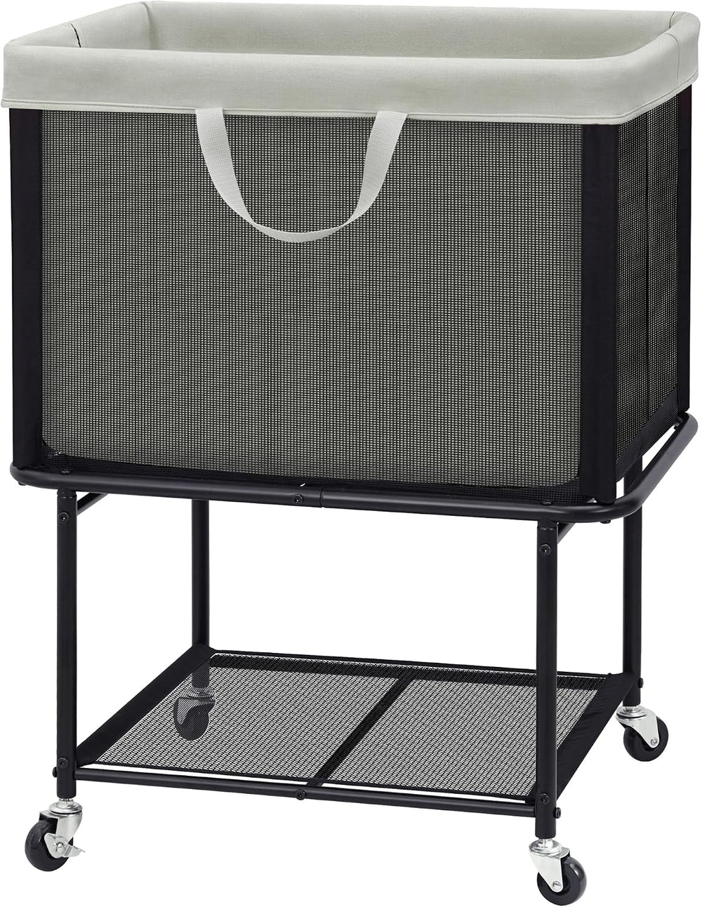 STO STO Rolling Laundry Hamper with Lockable Wheels, 29-Gallon (110L) Laundry...