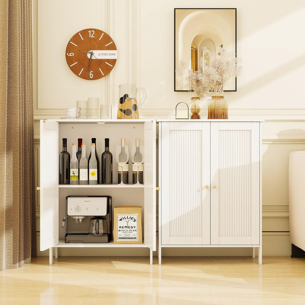 Bathroom Storage Cabinet with Doors, Freestanding Storage Cabinet