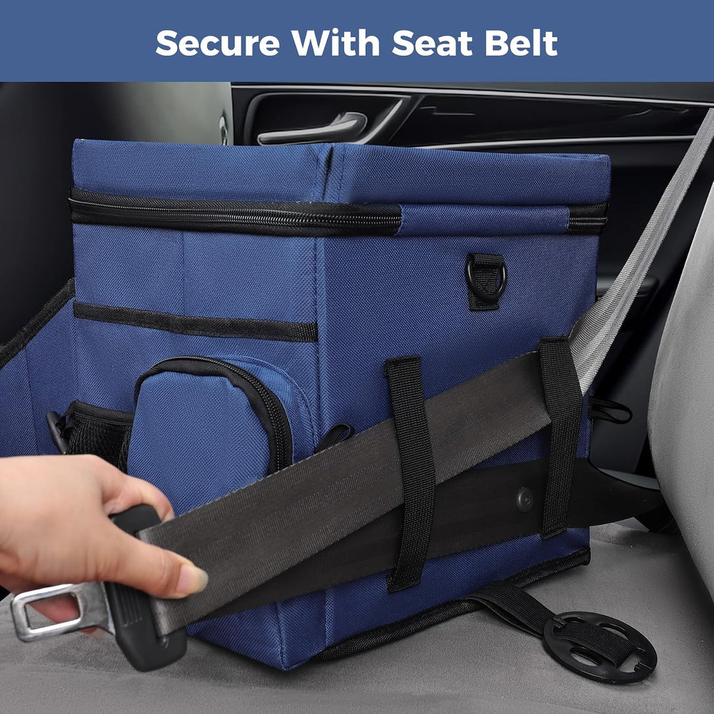 COOLBEBE Car Seat Organizer, Backseat Car Organizer, Navy Blue