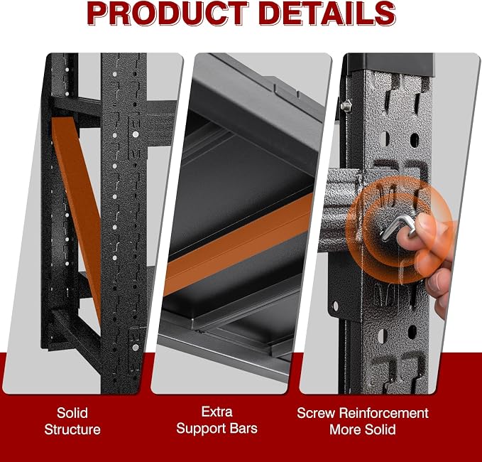 5000LBS Metal Steel Storage Shelves