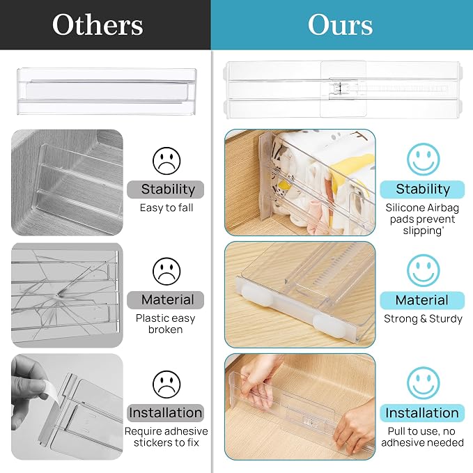Vtopmart 18 Pack Drawer Dividers