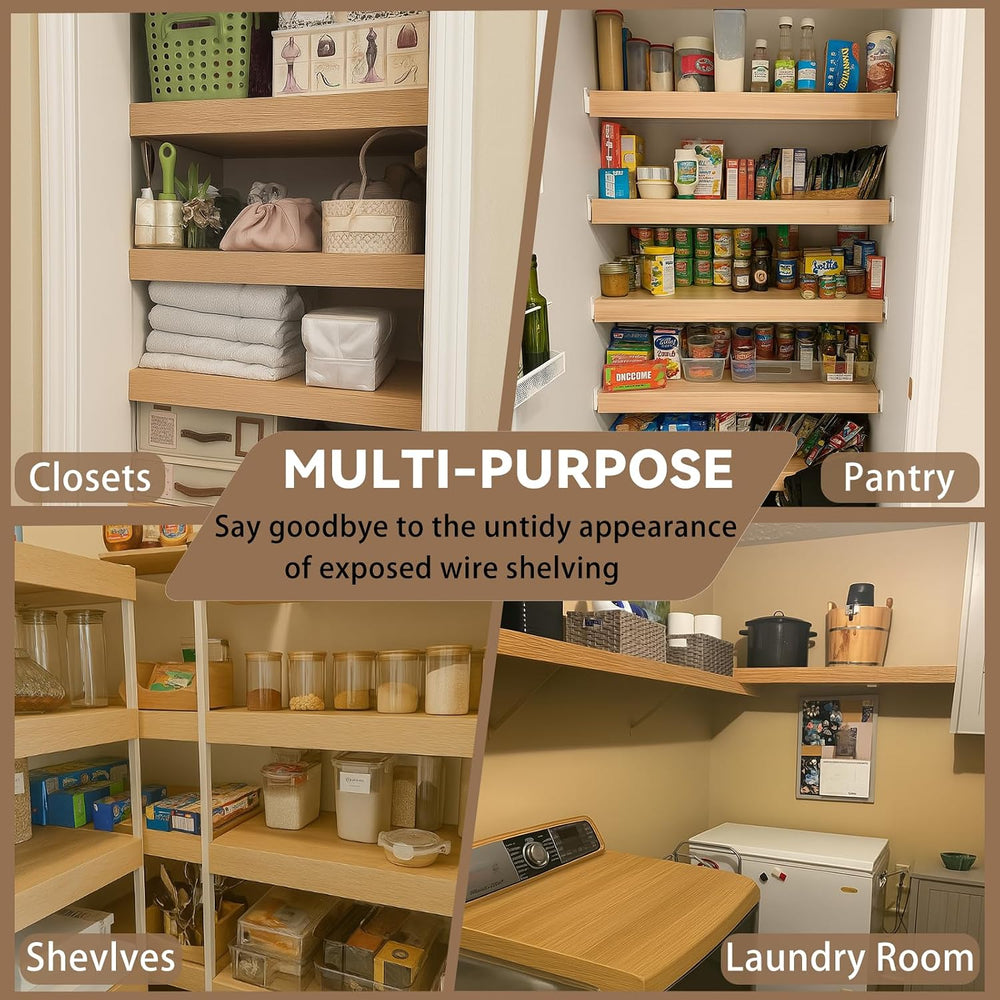 5 Pack 38x16in Wire Shelf Cover for Pantry, Closet, Kitchen – Waterproof PVC ...
