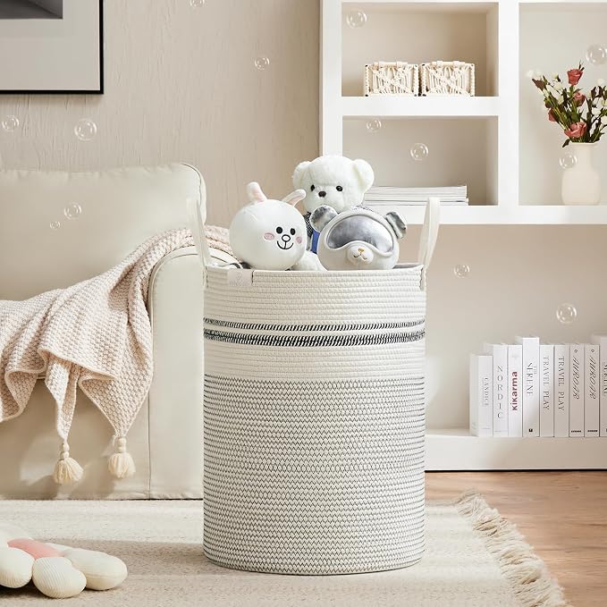 VIPOSCO Tall Laundry Basket, Large Dirty Clothes Hamper