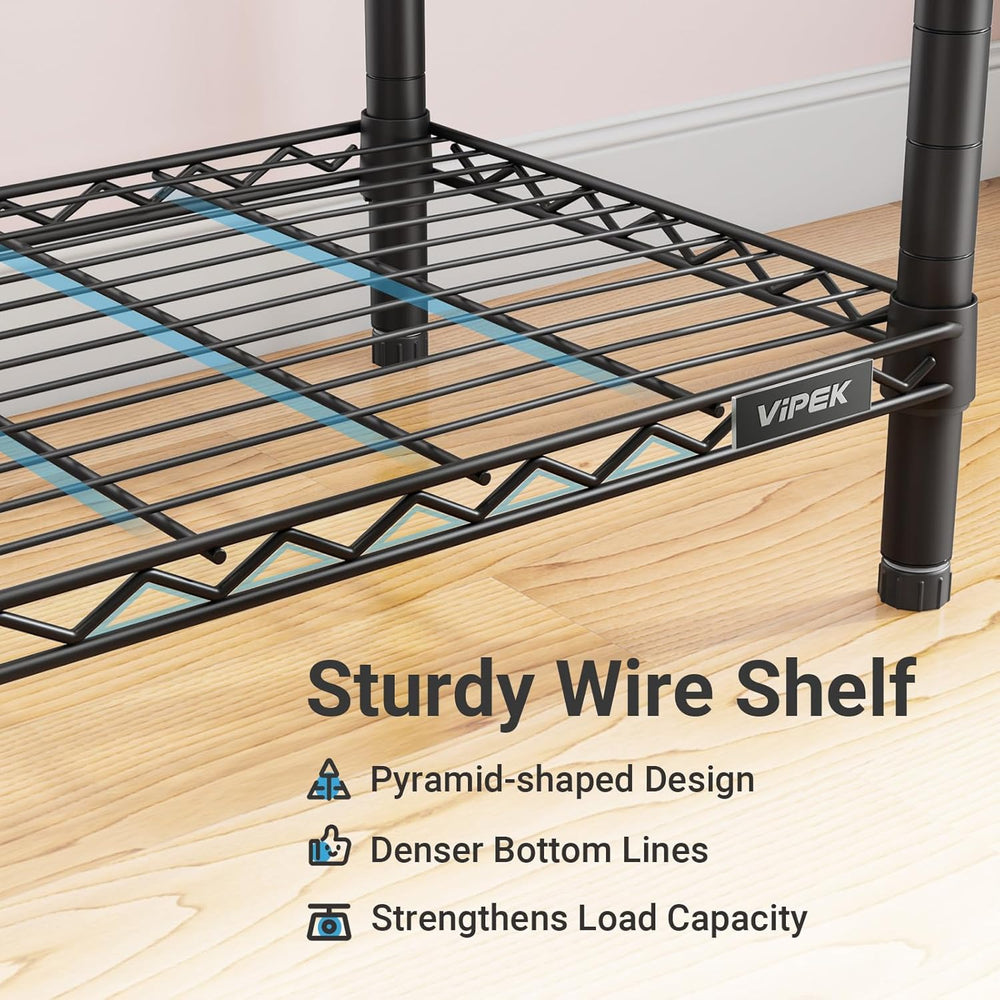 VIPEK L40 Corner Clothes Rack, Heavy Duty L-Shaped Freestanding Closet, Metal...