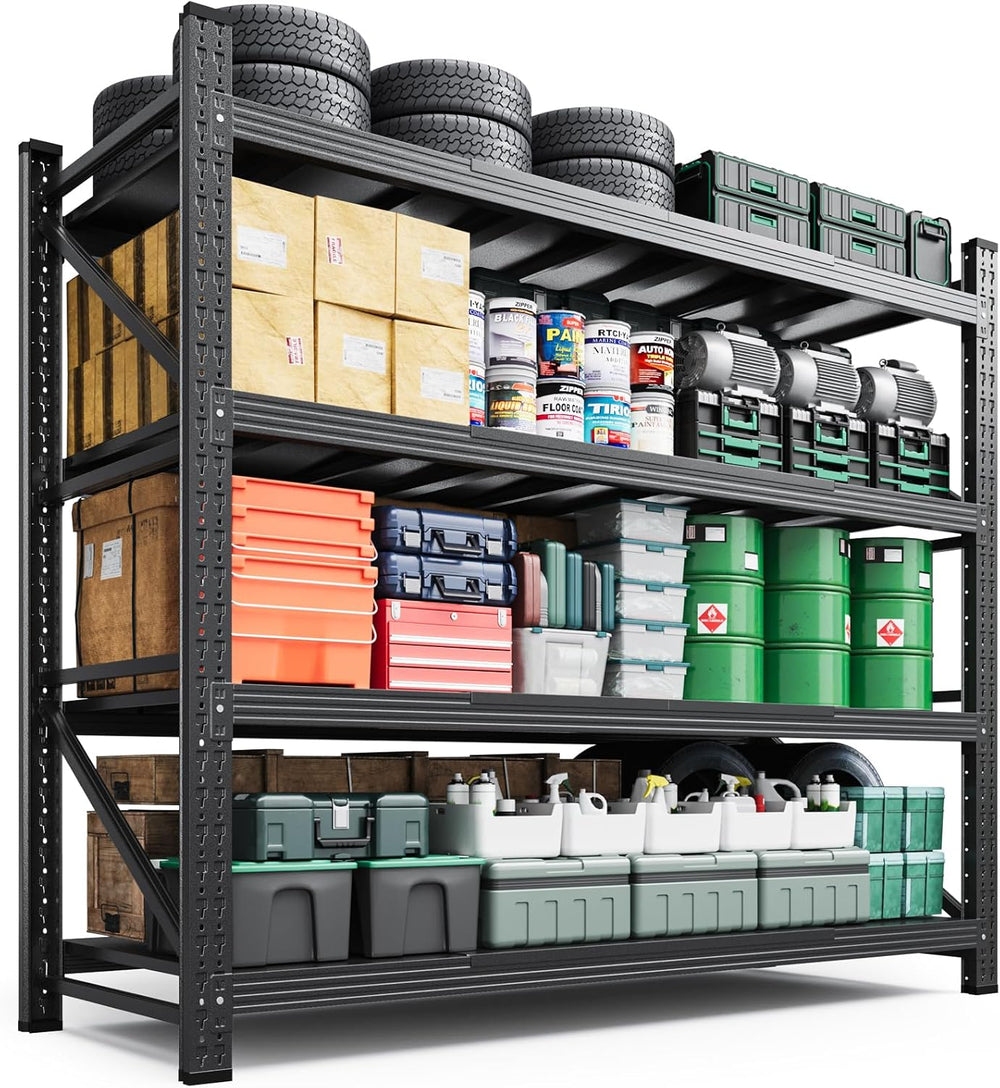 Letaya 3000LBS Storage Shelves Heavy Duty,70" H Garage Shelving Units, 4...