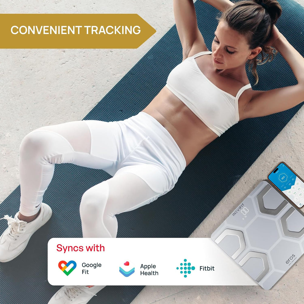 INEVIFIT EROS Bluetooth Body Fat Scale Smart BMI Highly Accurate Digital Bath...